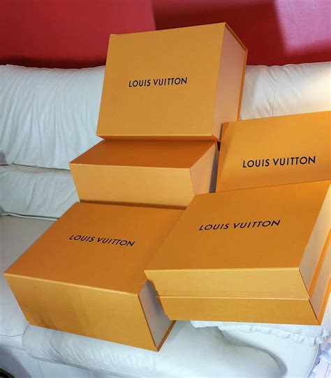 louis vuitton real box|empty Louis Vuitton boxes.